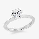Lab Grown Diamond Tiffany-Style Solitaire Ring