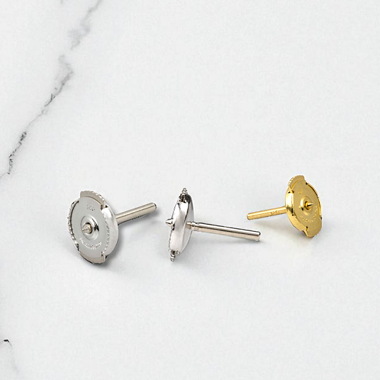 Platinum 1.04 Carat Lab Grown Fancy Pink Diamond Stud Earrings VS1 - Special Offer - Pobjoy Diamonds
