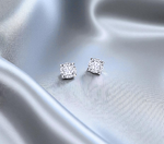 Lab Grown Diamond Stud Earrings - D/VS  - Pobjoy Diamonds