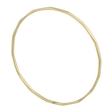 Load image into Gallery viewer, 9K Yellow Gold Ladies Mid Weight Faceted Bangle