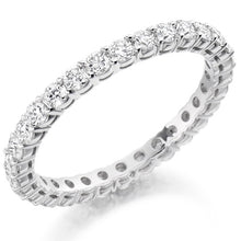 Load image into Gallery viewer, Shared-Claw Set Round Brilliant Cut Diamond Full Eternity 1.00 Carat