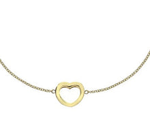Load image into Gallery viewer, 9K Gold Rounded Heart Adjustable Bracelet