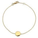 9K Yellow Gold Nugget Adjustable Bracelet