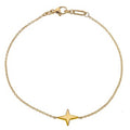 9K Yellow Gold Single Star Bracelet