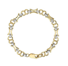 Load image into Gallery viewer, 9K Yellow &amp; White Gold Cleopatra Bracelet