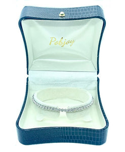 18K White Gold Diamond Tennis Bracelet 3.00 Carat  G-H/Si