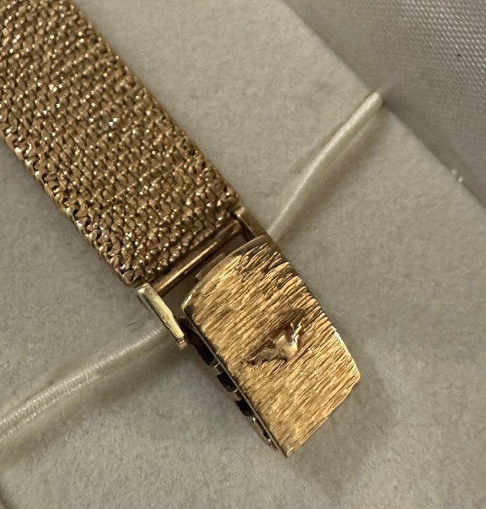 Rare pre-loved LONGINES 9K Yellow Gold Ladies Vintage Cocktail Watch. Pobjoy 