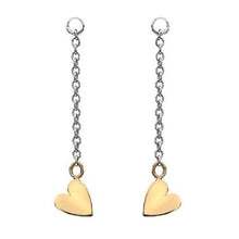 Load image into Gallery viewer, Ladies 9K Gold Star Drop Earrings
