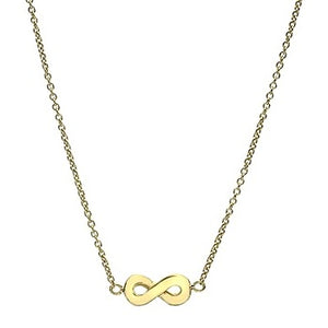 9K Gold Infinity Ladies Pendant Necklace
