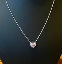Load image into Gallery viewer, GIA Fancy Pink Heart Diamond Pendant Necklace - VS2