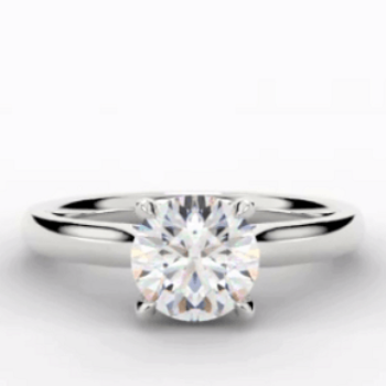 Round Brilliant Cut Solitaire Diamond Ring - Special Offer