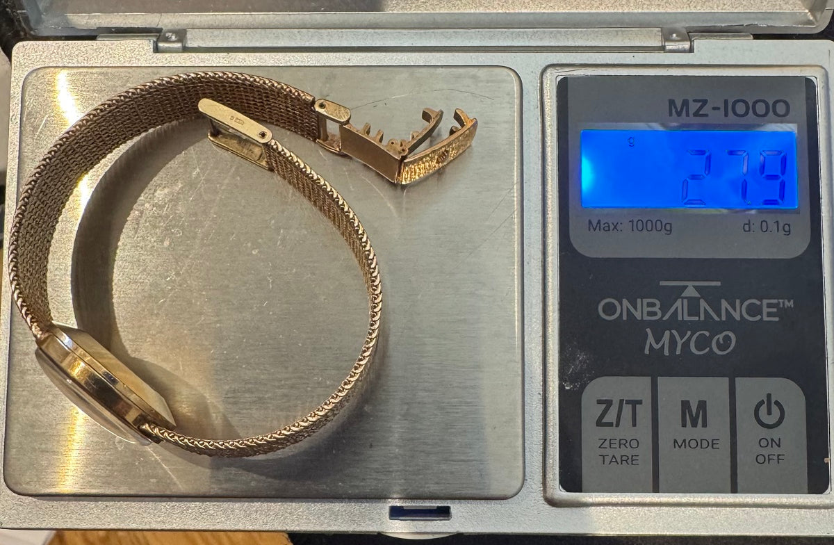 Rare LONGINES 9K Yellow Gold Ladies Vintage Cocktail Watch. Pobjoy 