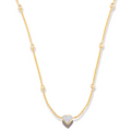 9K Gold & Lab Diamond Backdrop Necklace - Pobjoy Diamonds