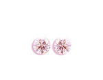 9K Gold 0.74 Carat Lab Grown Fancy Pink Diamond Stud Earrings - Pobjoy Diamonds