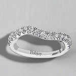 Grain Set Diamond Wave Full Eternity or Cocktail Ring