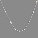 9K Gold Two Feet of Lab Grown Diamonds Necklace -1.54 Carats - Pobjoy Diamonds