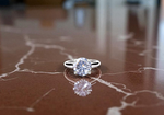Platinum 8.00 Carat Lab Grown Round Brilliant Cut Diamond Ring D/VVS2. Pobjoy
