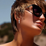 Triple Diamond Dangly Drop Earrings GIA Certified 2.60 Carats - Pobjoy Diamonds