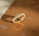 Grain Set Diamond Wave Full Eternity or Cocktail Ring - Pobjoy Diamonds