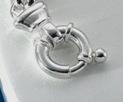 Handmade Ladies Sterling Silver Rope Bracelet & Designer Bolt Ring - Pobjoy Diamonds