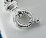 Handmade Ladies Sterling Silver Rope Bracelet & Designer Bolt Ring - Pobjoy Diamonds