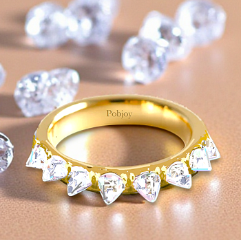 Channel Set Reverse Diamond Eternity Ring - Pobjoy Diamonds