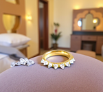 Grain Set Reverse Diamond Eternity Ring - Pobjoy Diamonds