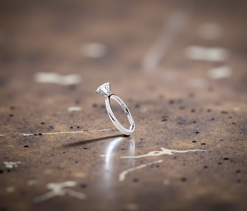 Lab Grown Diamond Tiffany-Style Solitaire Ring D/VVS1 - Pobjoy Diamonds