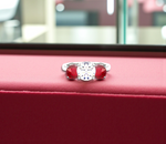 Diamond & Ruby Trilogy Ring - Options - Pobjoy Diamonds