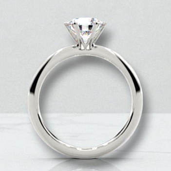 Round Brilliant Cut Diamond Tiffany-Style Ring 1.00 Carat - Options