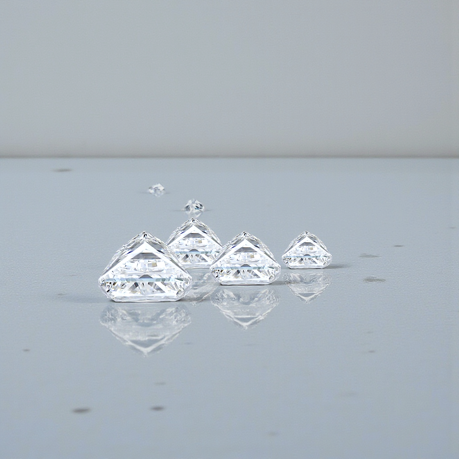 Channel Set Reverse Diamond Half Eternity Ring 2.00 Carats - Pobjoy Diamonds