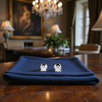 Platinum 0.40 Carat Diamond Stud Earrings - F/VS