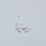 18K White Gold 2.00 Carat Solitaire Diamond Stud Earrings - Options - Pobjoy Diamonds