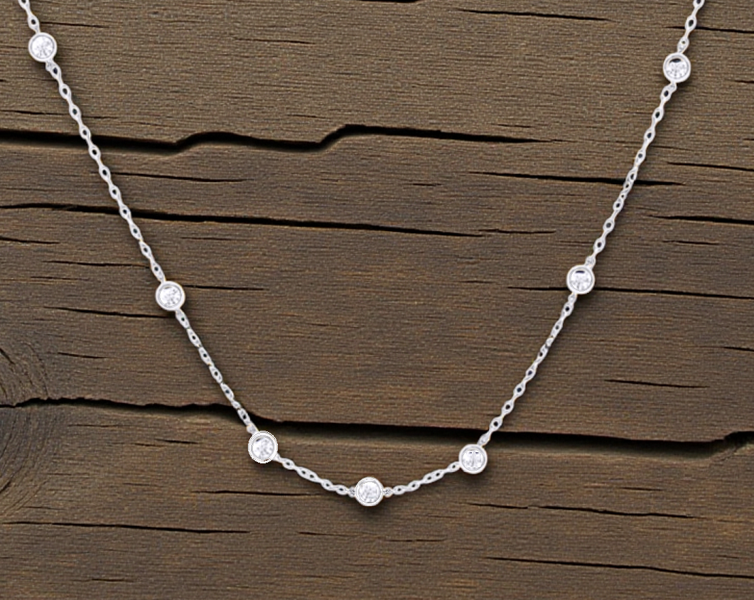 Gold & Diamond Backdrop Necklace 1.76 Carats - Pobjoy Diamonds