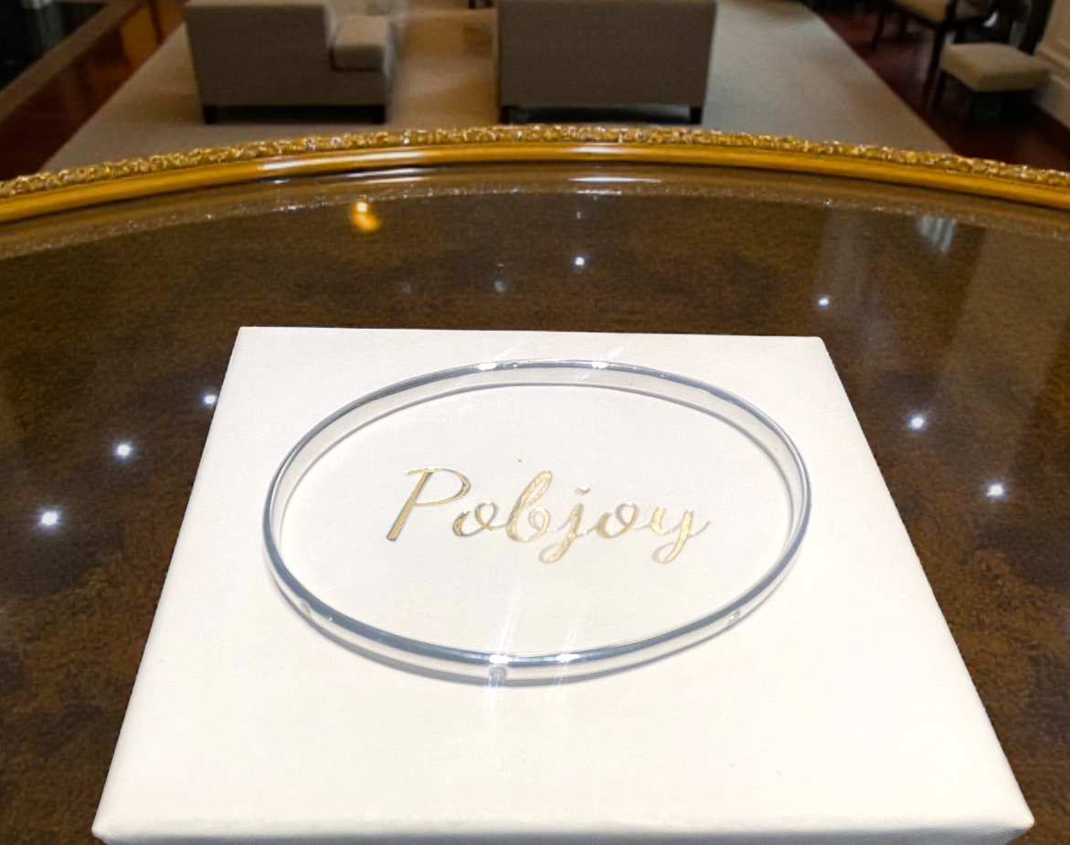 9K White Gold Diamond Scattered D Shape Bangle - Pre Order - Pobjoy Diamonds