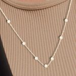 Gold or Platinum Two Feet of Diamonds Necklace -1.54 Carats