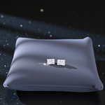 Radiant Cut Lab Grown Diamond Stud Earrings. Pobjoy Diamonds. Best place to buy diamond jewellery online.