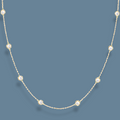9K Gold Oversize Lab Grown Diamonds Necklace - 2.80 Carats