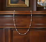 9K Gold Oversize Lab Grown Diamonds Necklace - 2.80 Carats - Pobjoy Diamonds