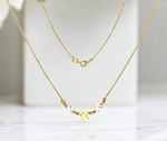 Ladies 9K Yellow Gold Hugs & Kisses Pendant Necklace - Pobjoy Diamonds
