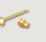 14K Yellow Gold Lab Grown Diamond Earring Studs 0.50 Carat - Pobjoy Diamonds