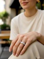Prong Set Five Stone GIA Diamond Half Eternity Ring 1.50 Carats - Pobjoy Diamonds