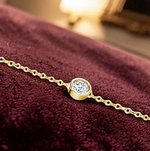 Random Scattered Lab Diamond Necklace -1.70 Carats