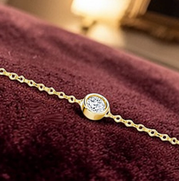 Random Scattered Lab Diamond Necklace -1.70 Carats