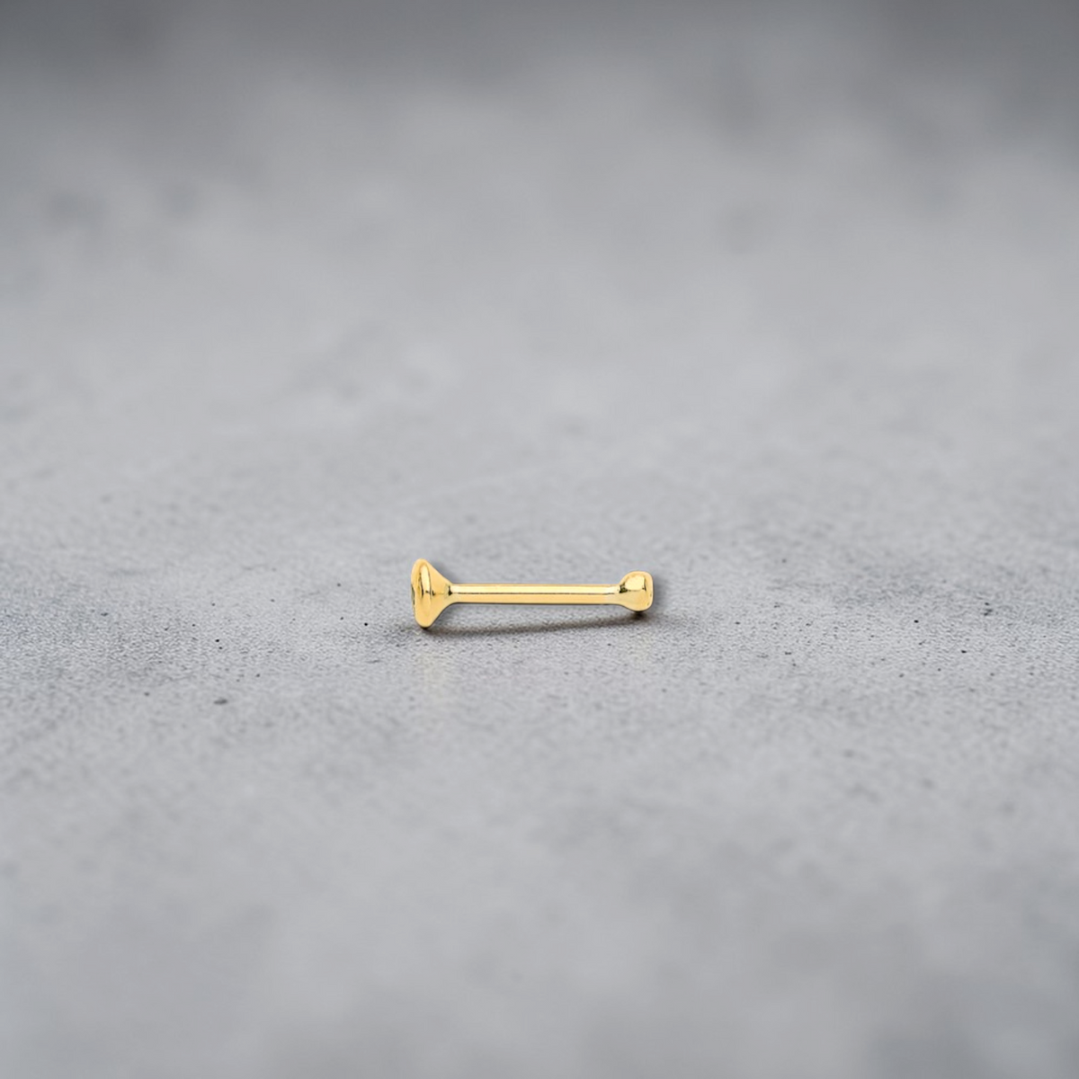 9K Gold & Real Diamond Nose Pin Stud - Pobjoy Diamonds