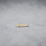 9K Gold & Real Diamond Nose Pin Stud - Pobjoy Diamonds