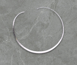 Hammered Sterling Silver Ladies Torque Necklet - Pobjoy Diamonds