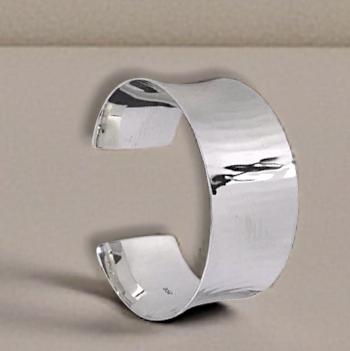 Sterling Silver Ladies Medium Cuff Bangle