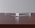 1.20 Carat Round Cut Diamond Twin Chain Bracelet - Options