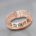 Baguette & Round Brilliant Diamond Cocktail Ring 1.90 Carats
